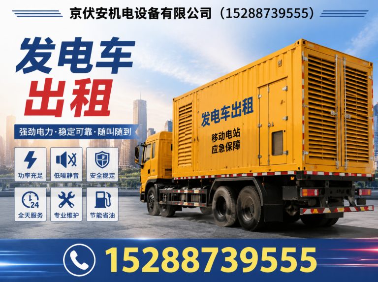 铁岭发电车租赁展示图