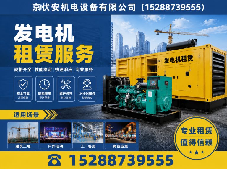 铁岭柴油发电机组出租展示图
